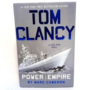Tom Clancy-Power and Empire by Mark Cameron 1st Print HB DJ 2017 Jack Ryan Novel